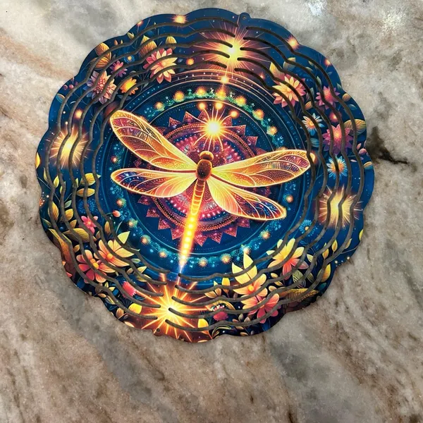 🔥Painted Rotating Wind Chime Pendant