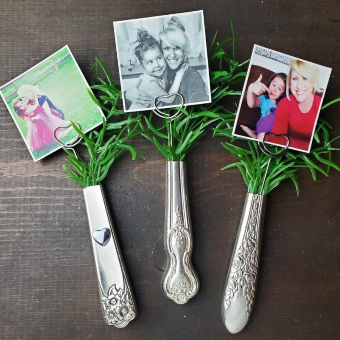 🌷Vintage Photo Clip Vase Ornament✨