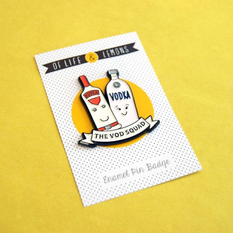 🎄Christmas Promotion🎄-friendship brooch-Vodka Gin and Coffee