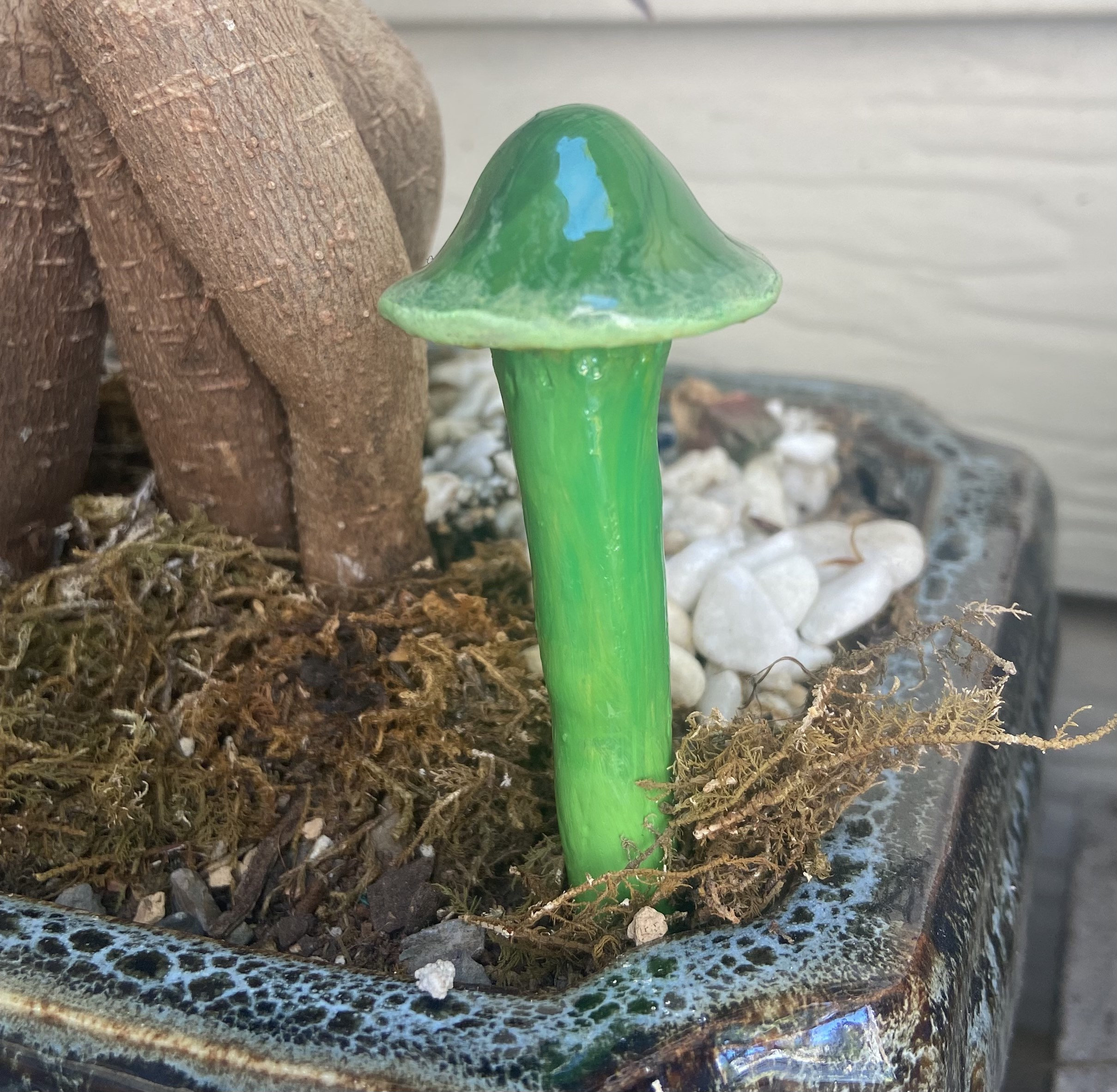Mushroom plant buddies stake-houseplant lover