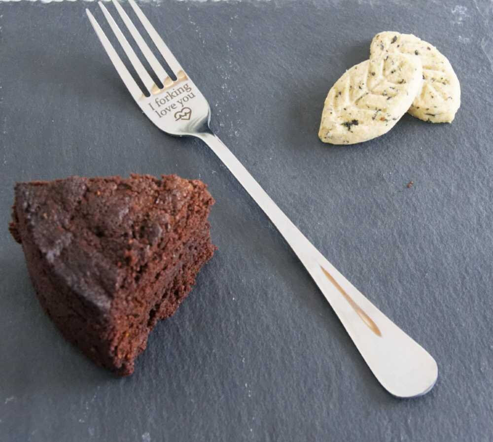 I Forking Love You Engraved Fork 