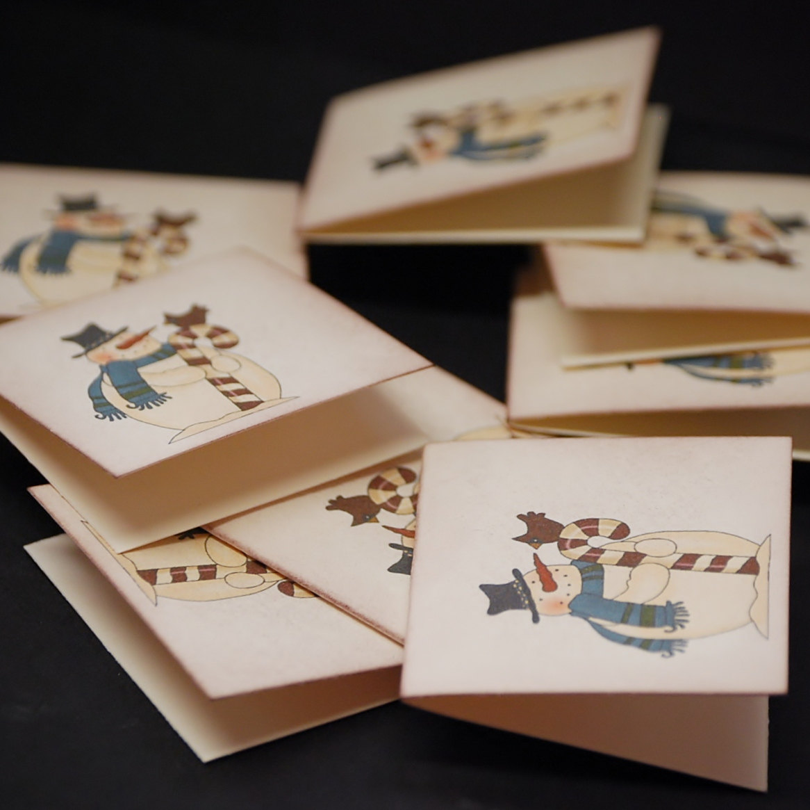 Mini Christmas Folded Notes
