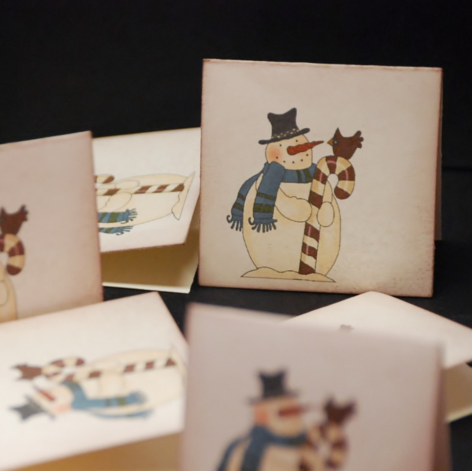 Mini Christmas Folded Notes
