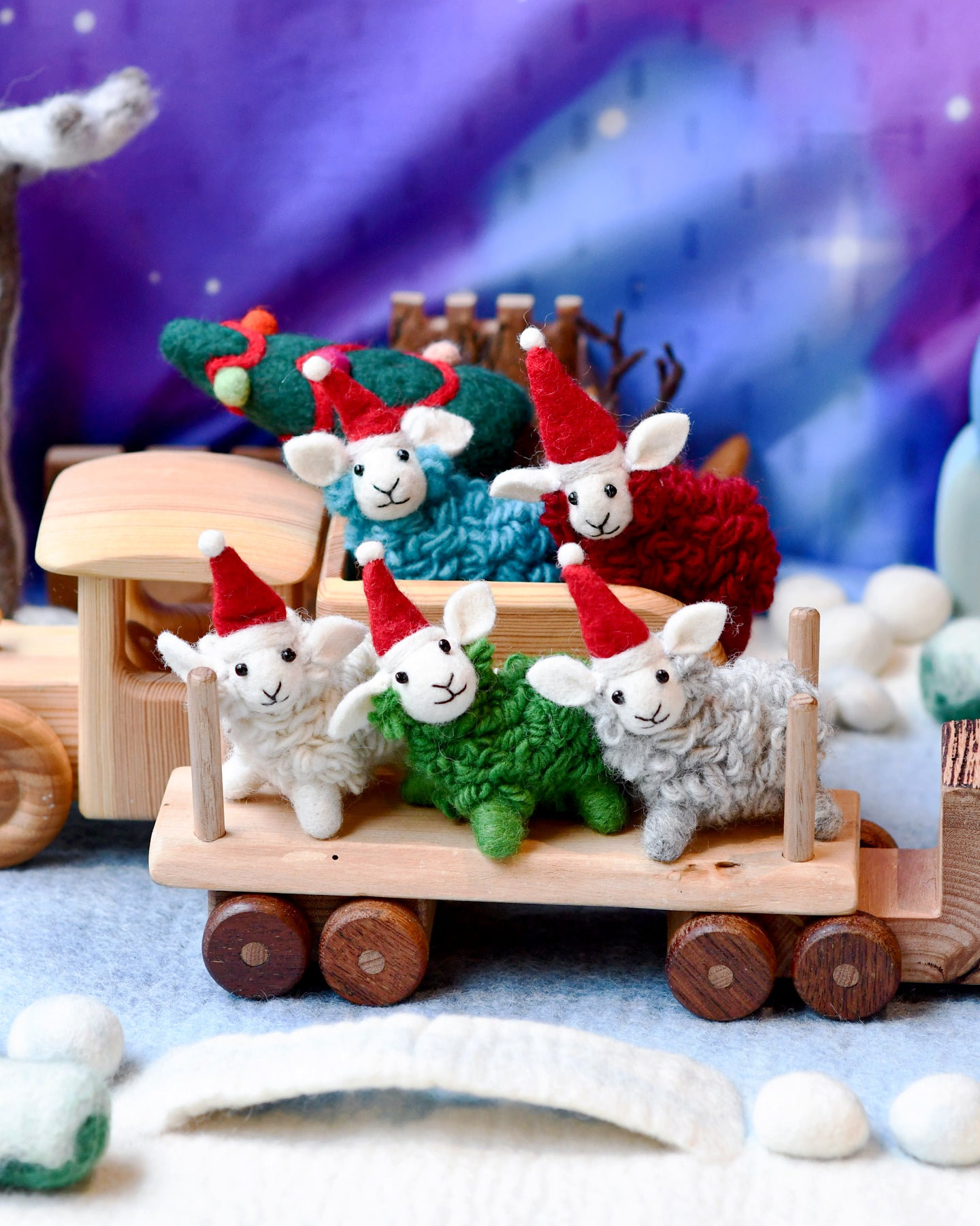 🐏🐏Felt Sheep Christmas Ornaments
