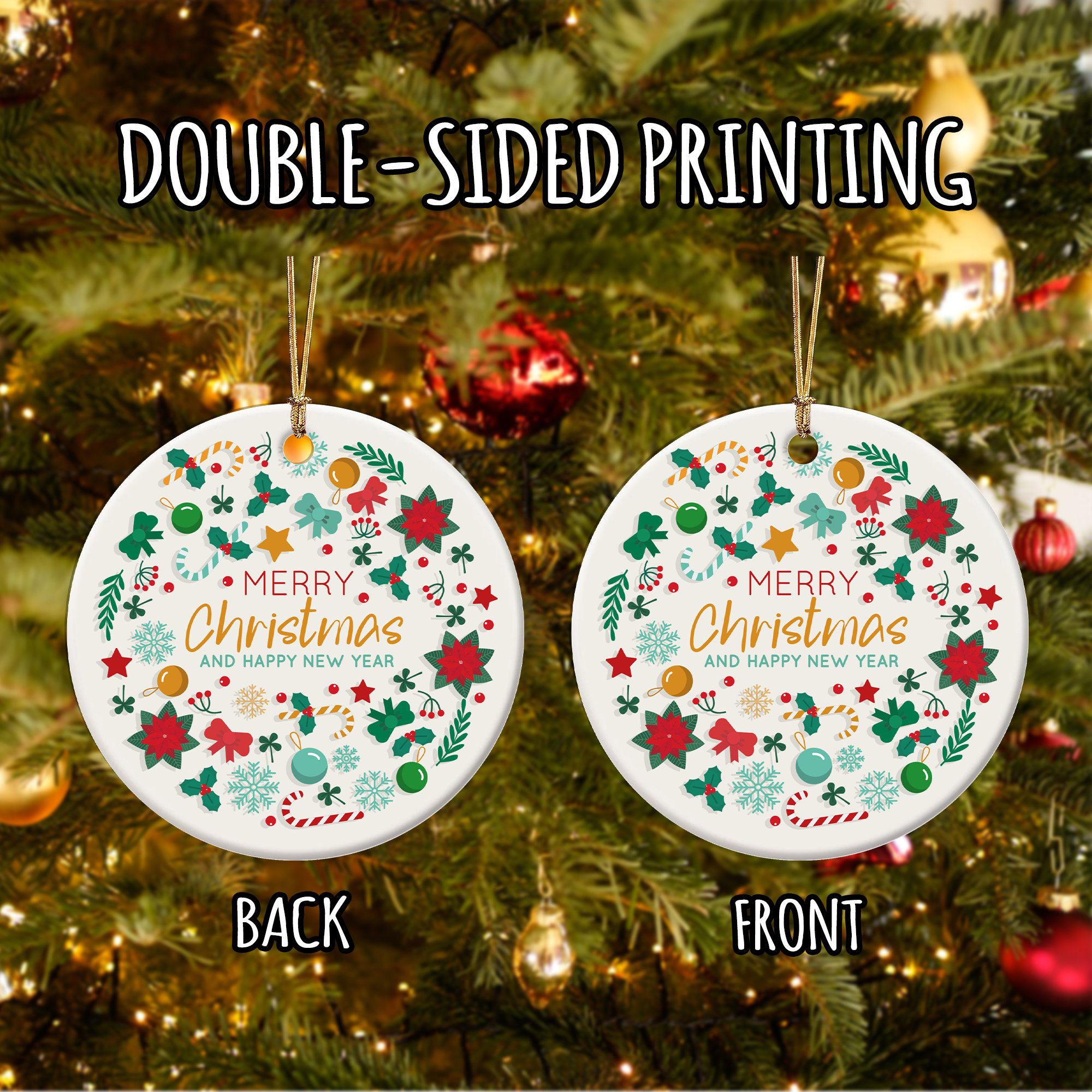 🎄Merry Christmas Ornament