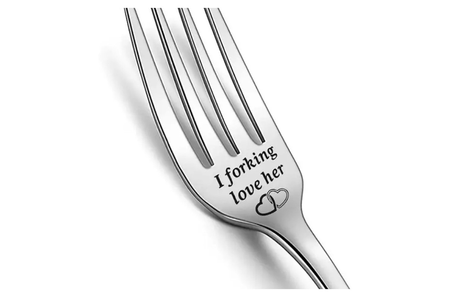 I Forking Love You Engraved Fork 