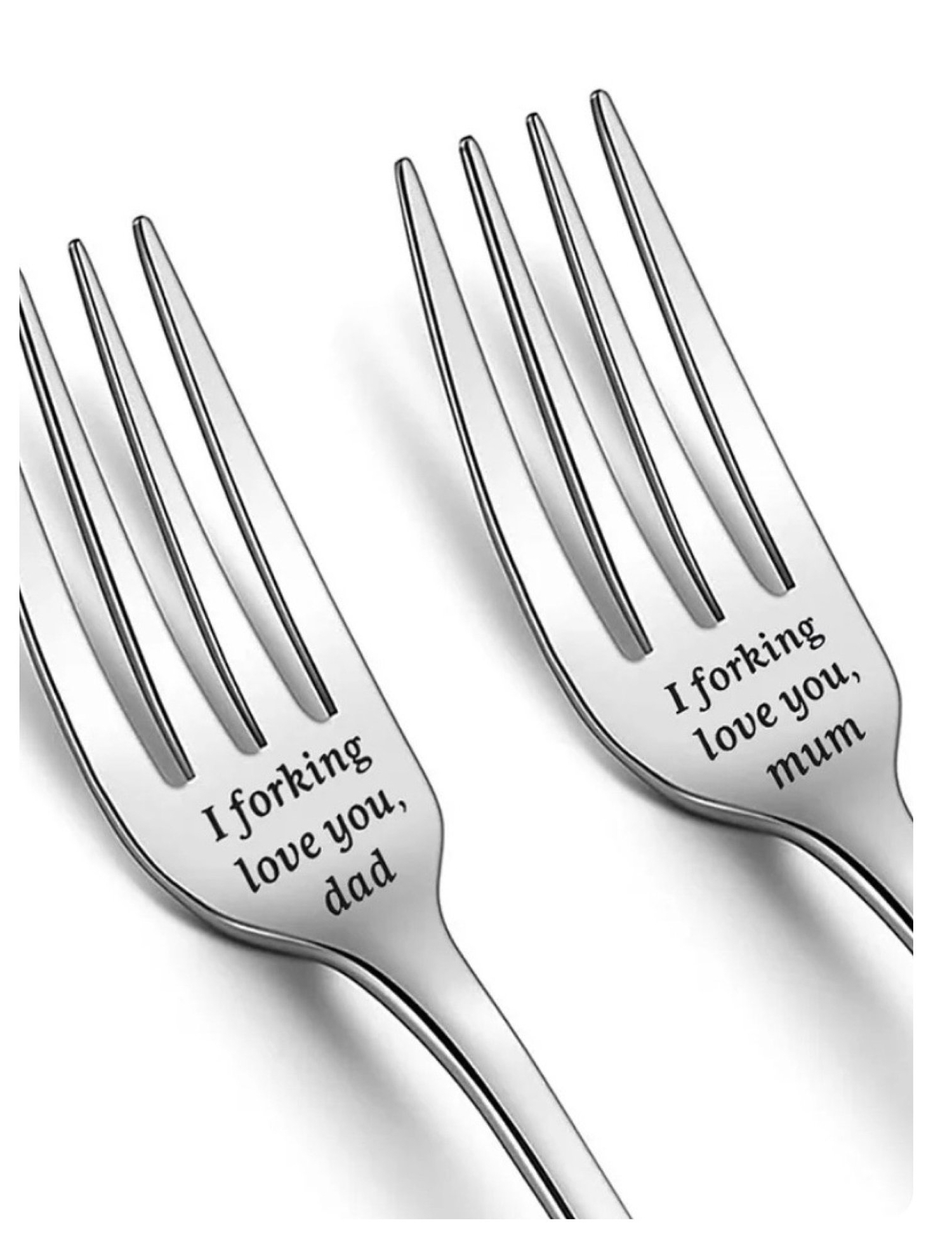I Forking Love You Engraved Fork 
