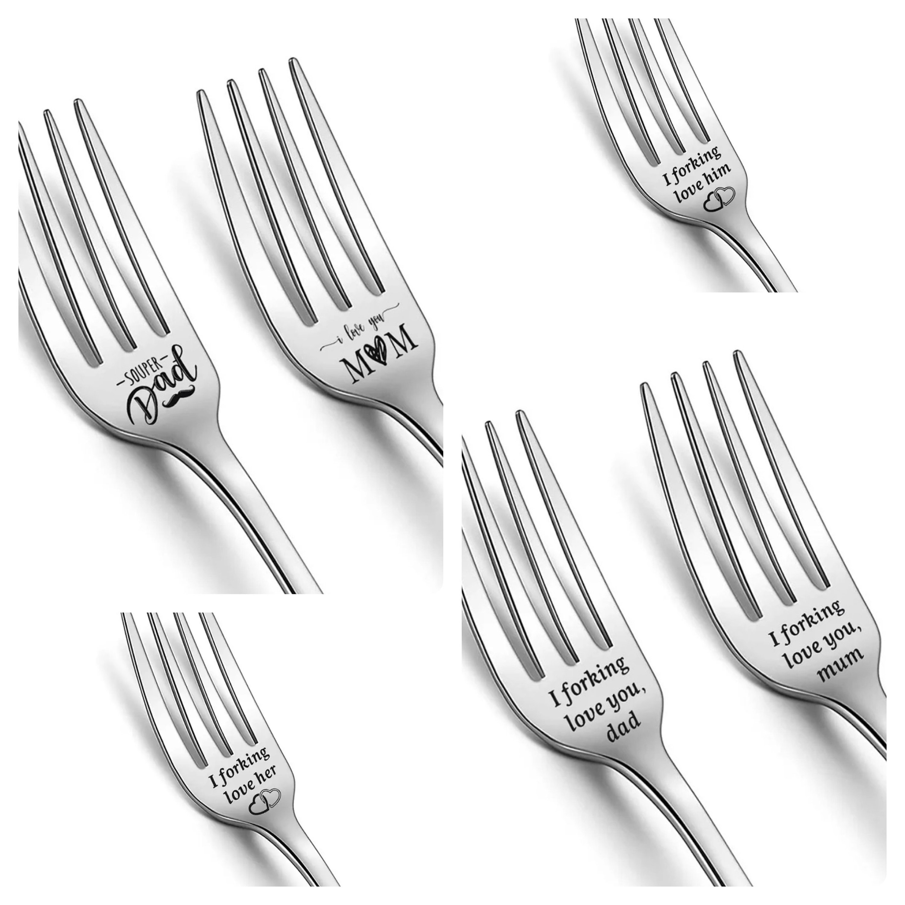 I Forking Love You Engraved Fork 