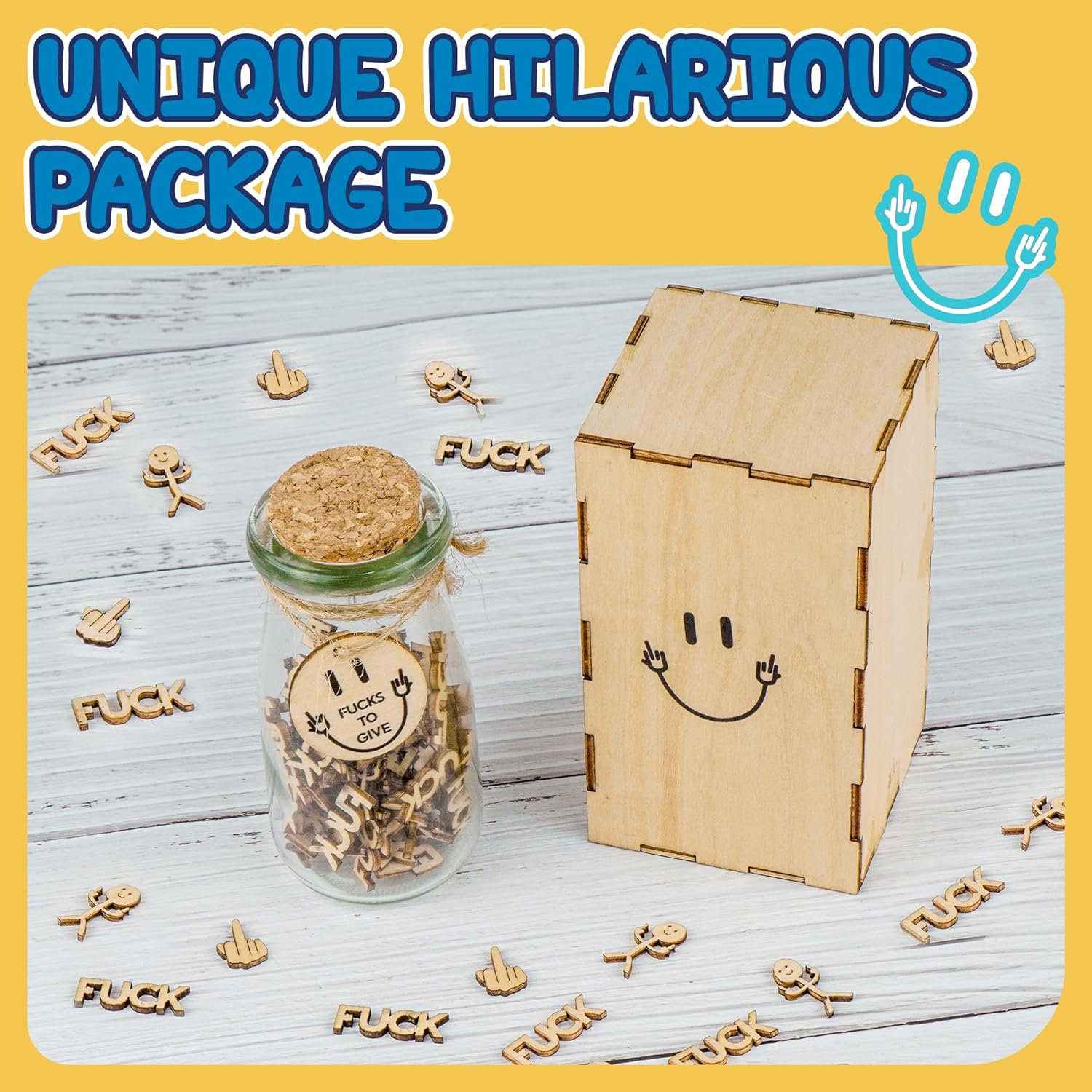 【🔥Fun Gift🎁】Jar of Funny Words and Icons😂