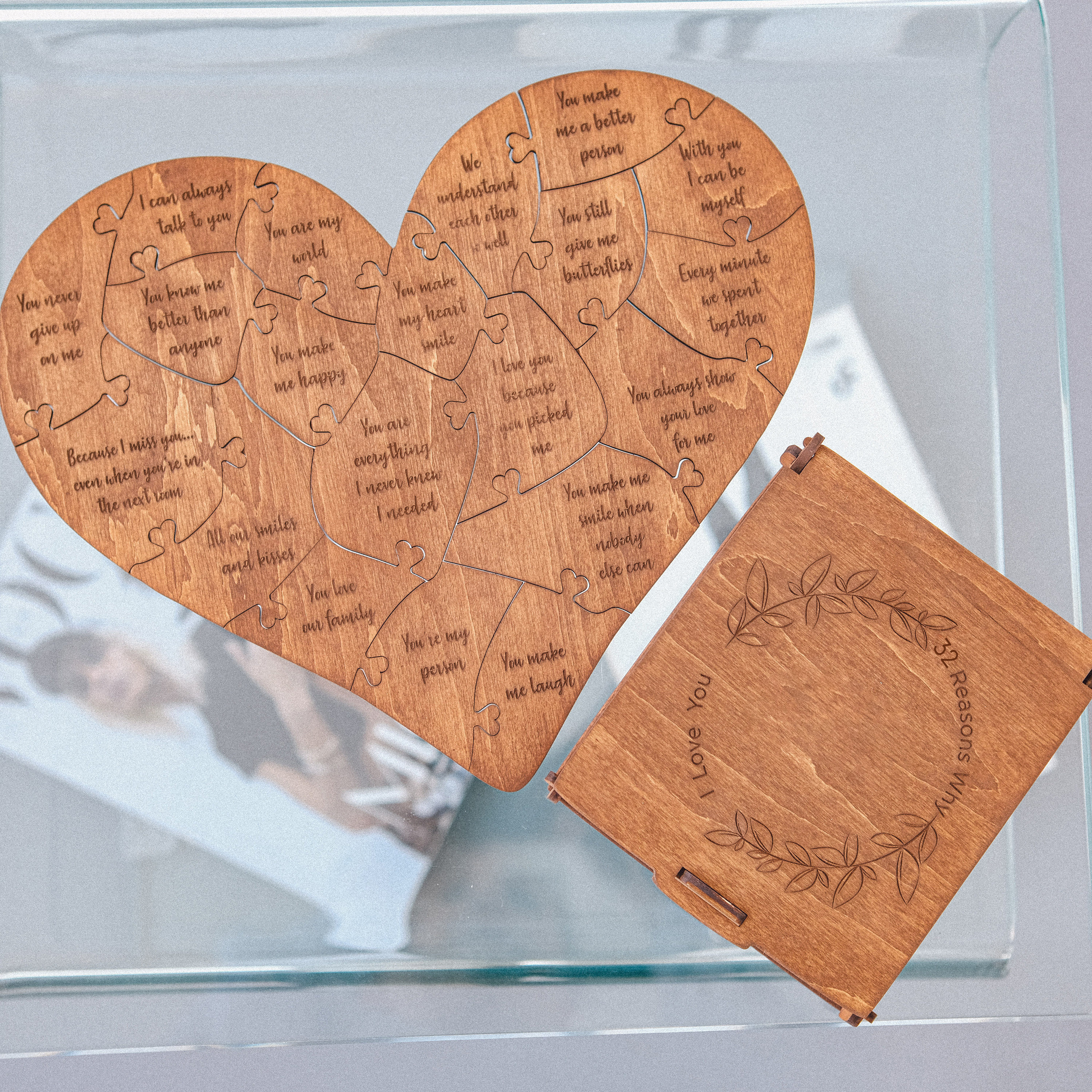 🔥LIMITED-TIME DISCOUNT🔥Best gift for her/him-32 reasons why i love you puzzle