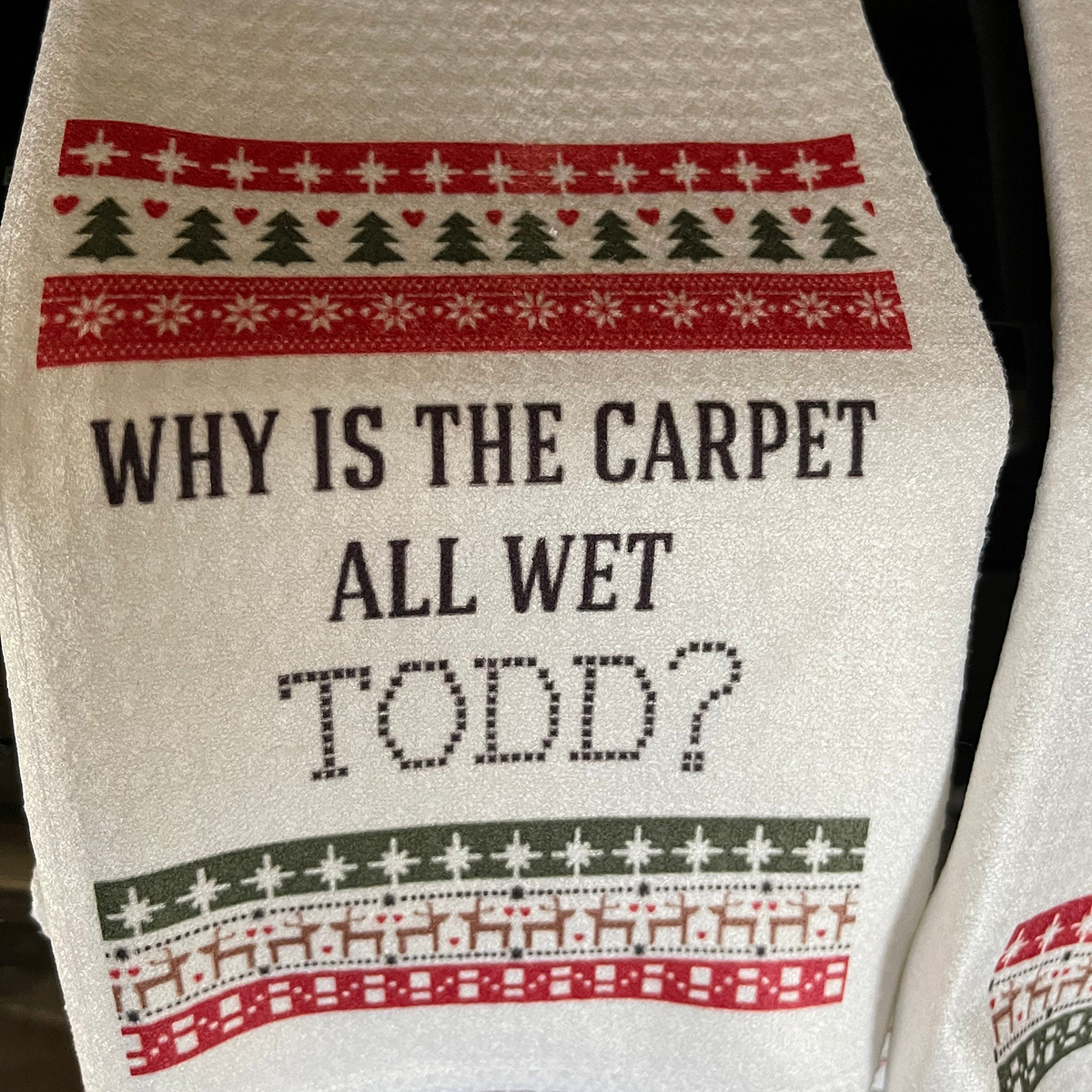 Funny Christmas Vacation Towels
