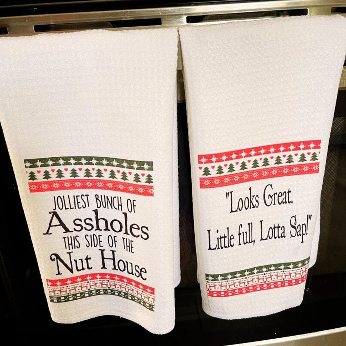 Funny Christmas Vacation Towels