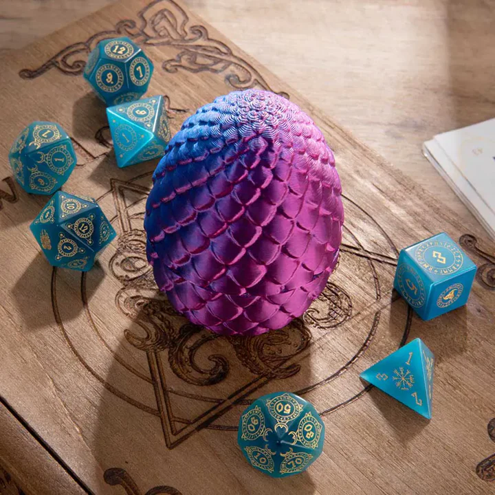 Mythical Pieces 3D-Printed Arculated Laser Crystal Dragon