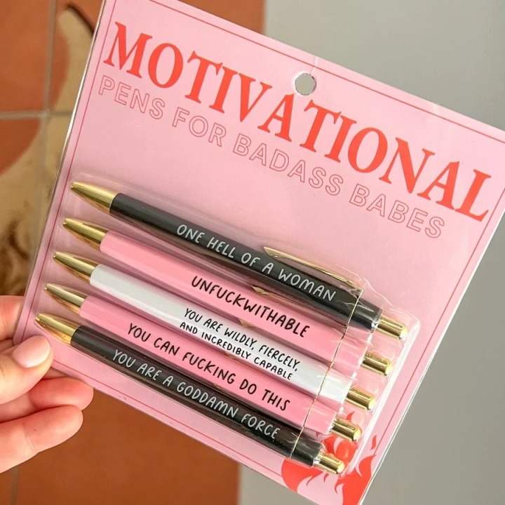 😆Motivational Badass Pen Set
