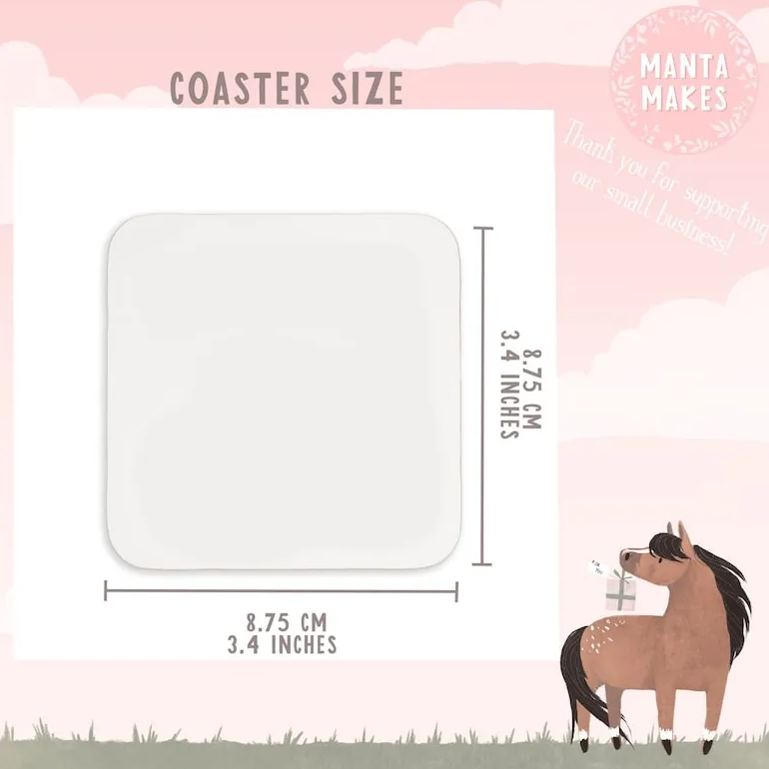 Square Coasters Decoration