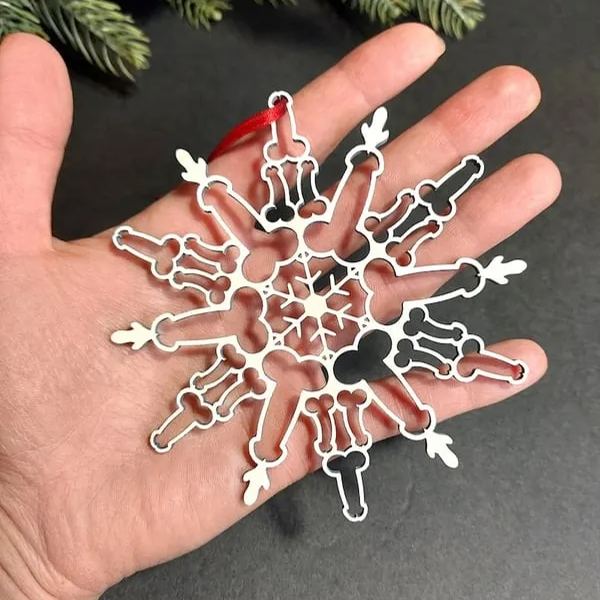😆Funniest Ornament of the century | Funny Snowflake