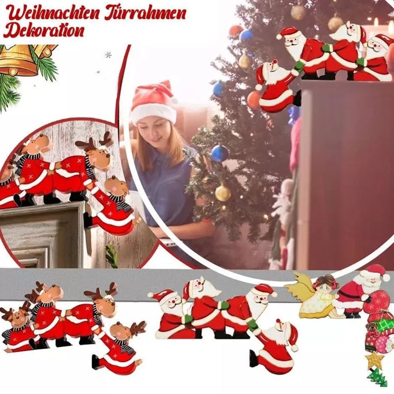 Funny Christmas Door Frame Decorations