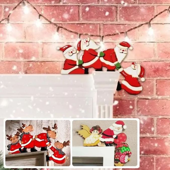 Funny Christmas Door Frame Decorations