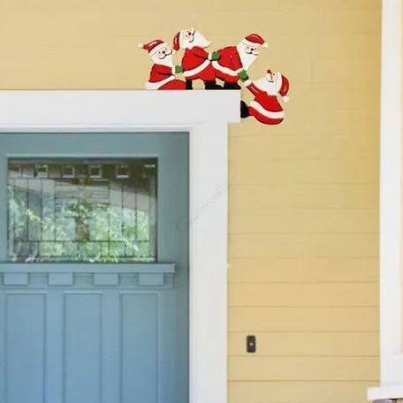 Funny Christmas Door Frame Decorations