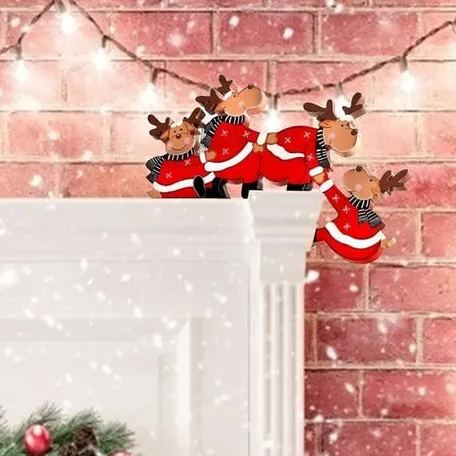 Funny Christmas Door Frame Decorations