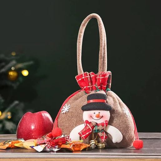 Christmas Gift Snowman Doll Bag