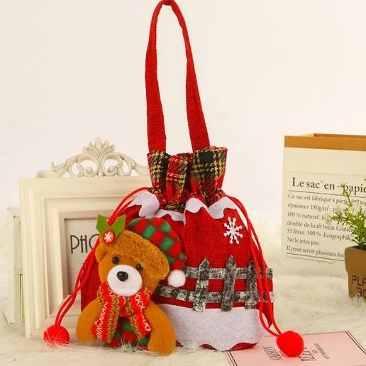 Christmas Gift Snowman Doll Bag