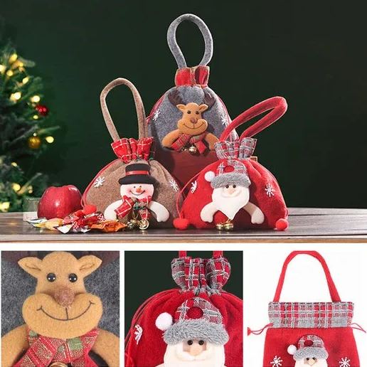 Christmas Gift Snowman Doll Bag