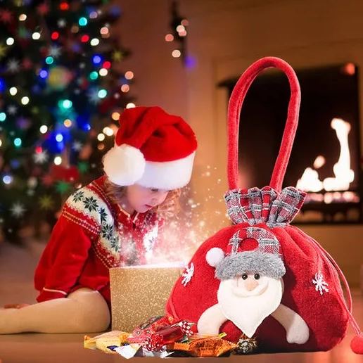 Christmas Gift Snowman Doll Bag