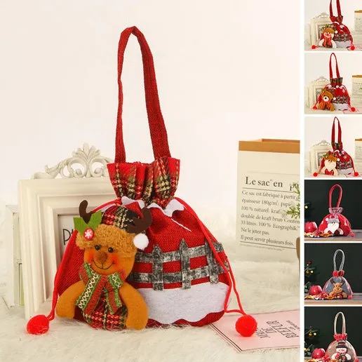 Christmas Gift Snowman Doll Bag