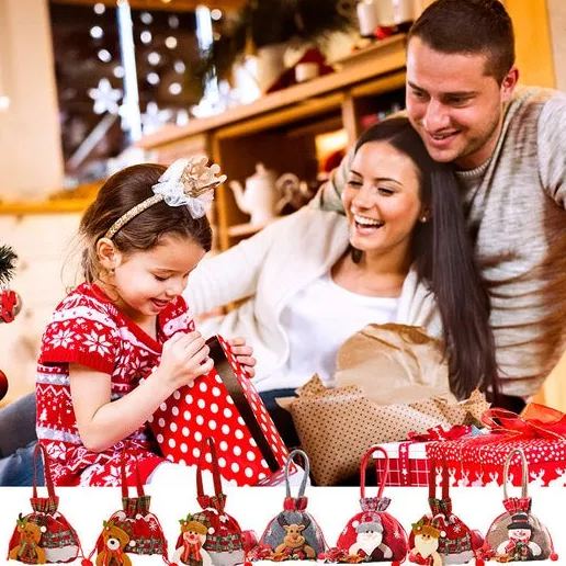 Christmas Gift Snowman Doll Bag