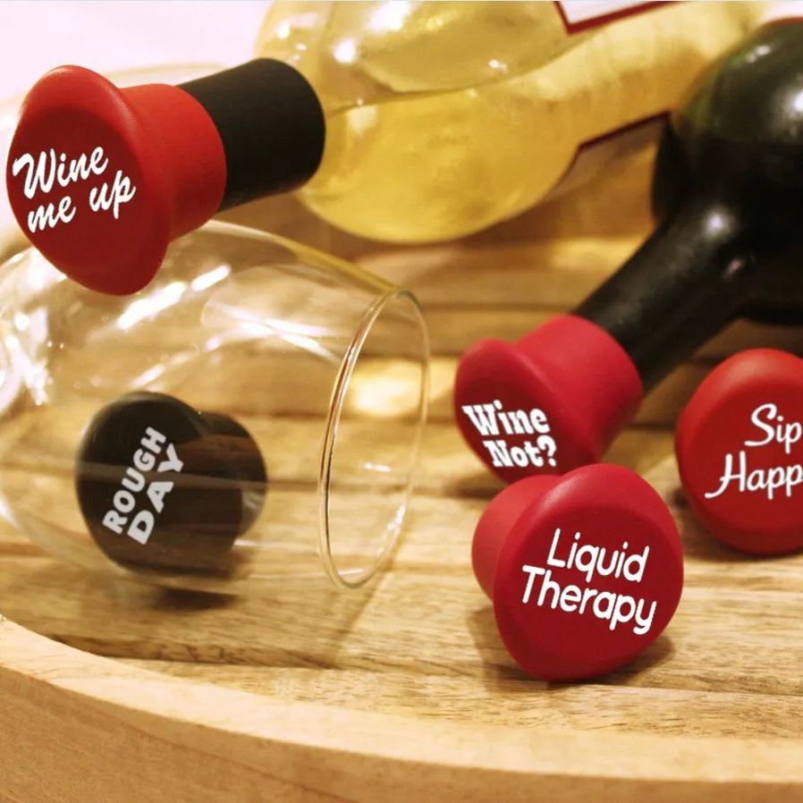 Funny Wine Stoppers(5pcs)