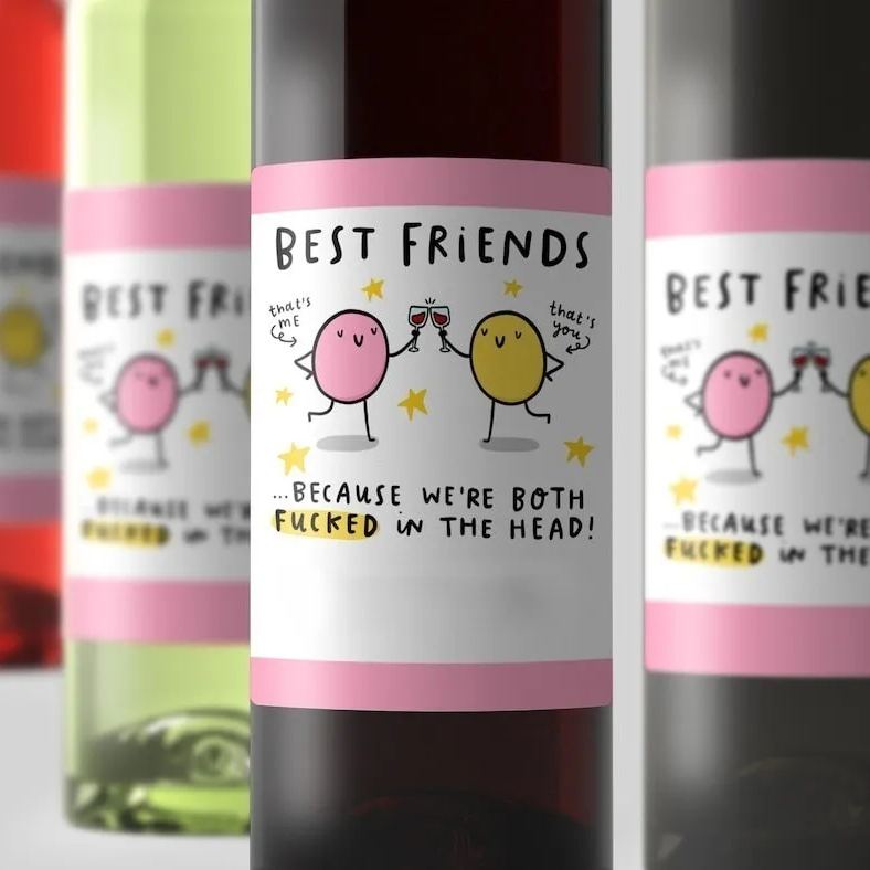 Funny Wine Label😂