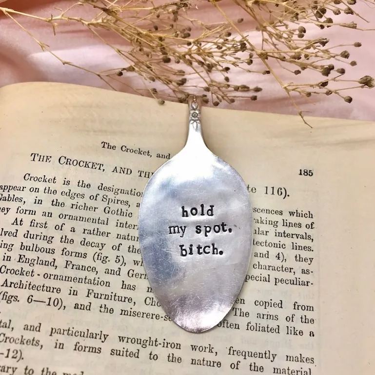 📕🎁Funny Spoon Bookmark -the perfect gift for a bookworm