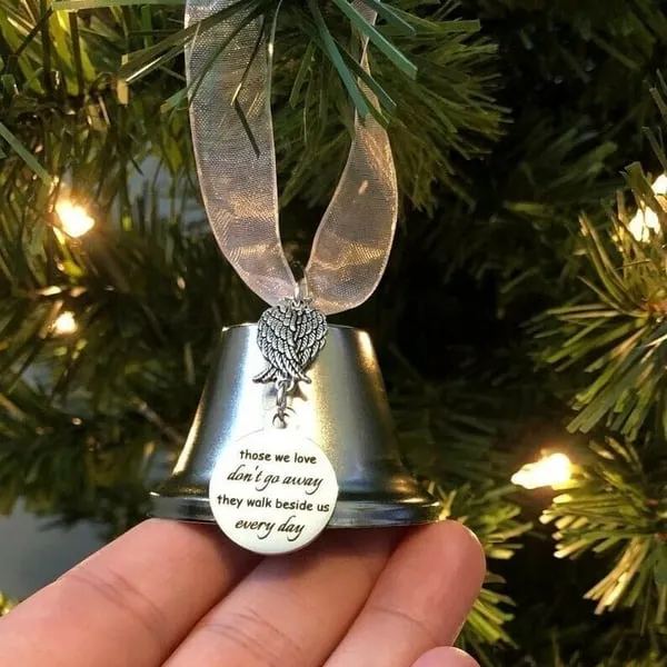 🎄EARLY CHRISTMAS SALE - Christmas Decorations Angel Wings Bell🎅