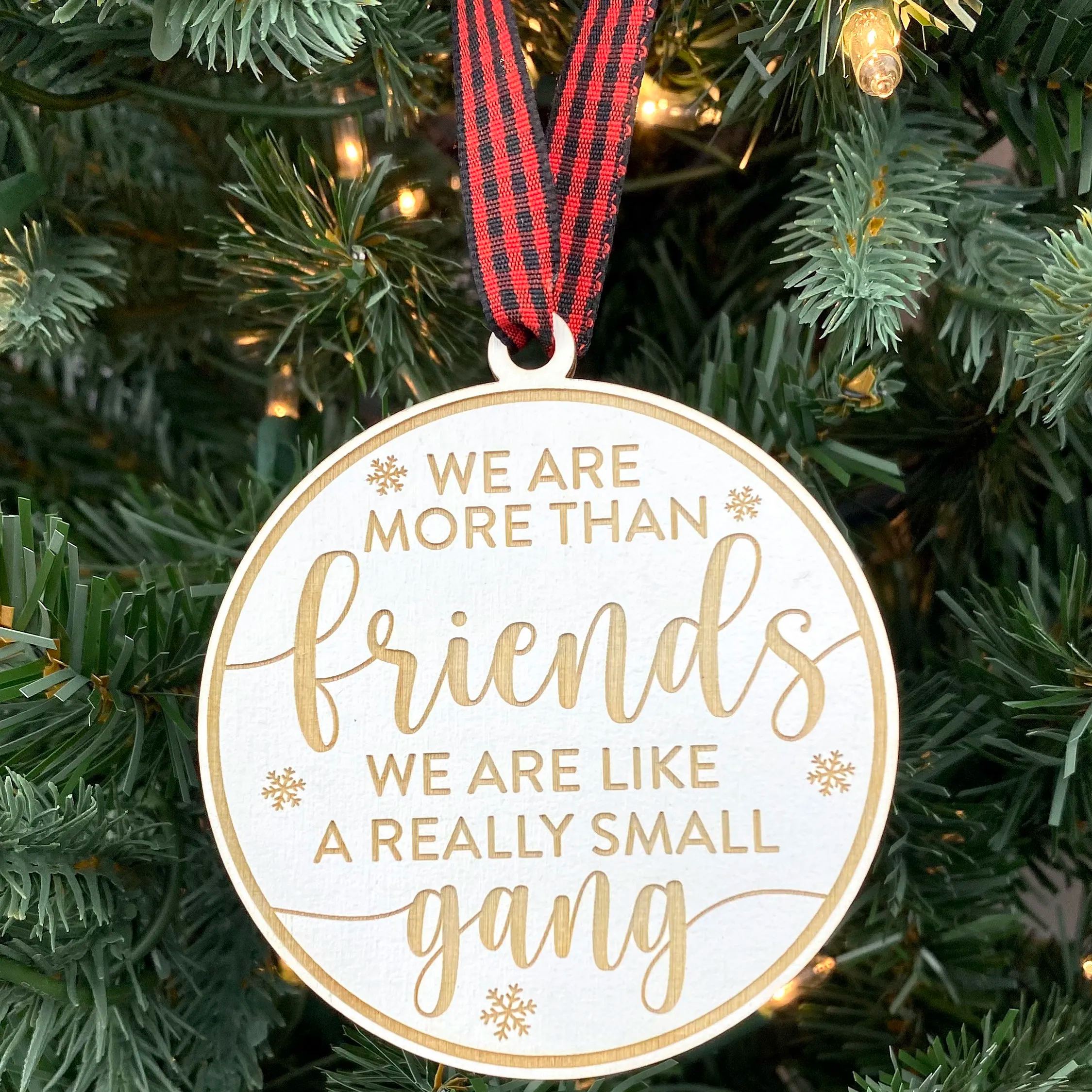 🎄Christmas Promotion🎄-Christmas Tree Ornaments-We Are More Than Friends