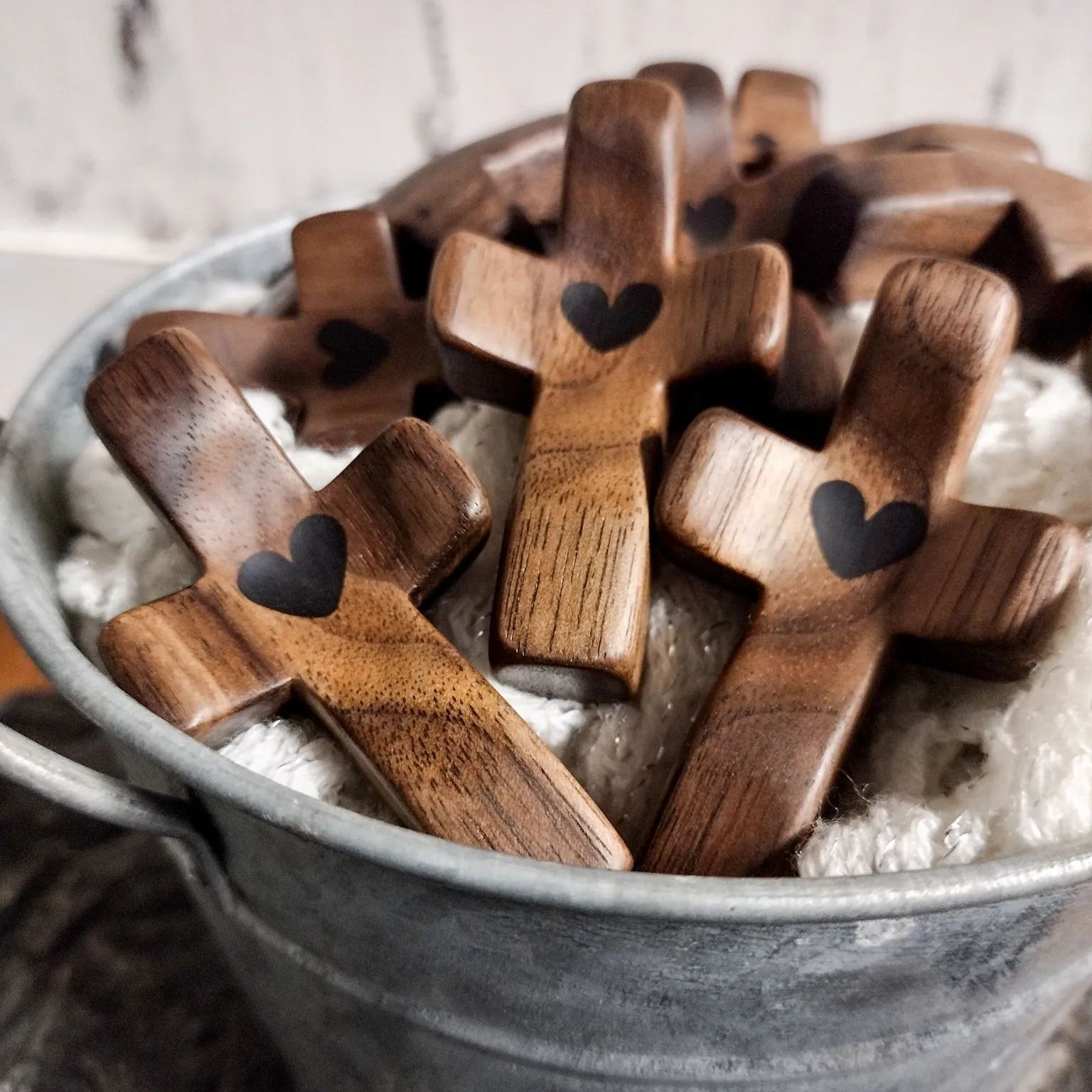 Cross My Heart-Handheld Wooden Cross