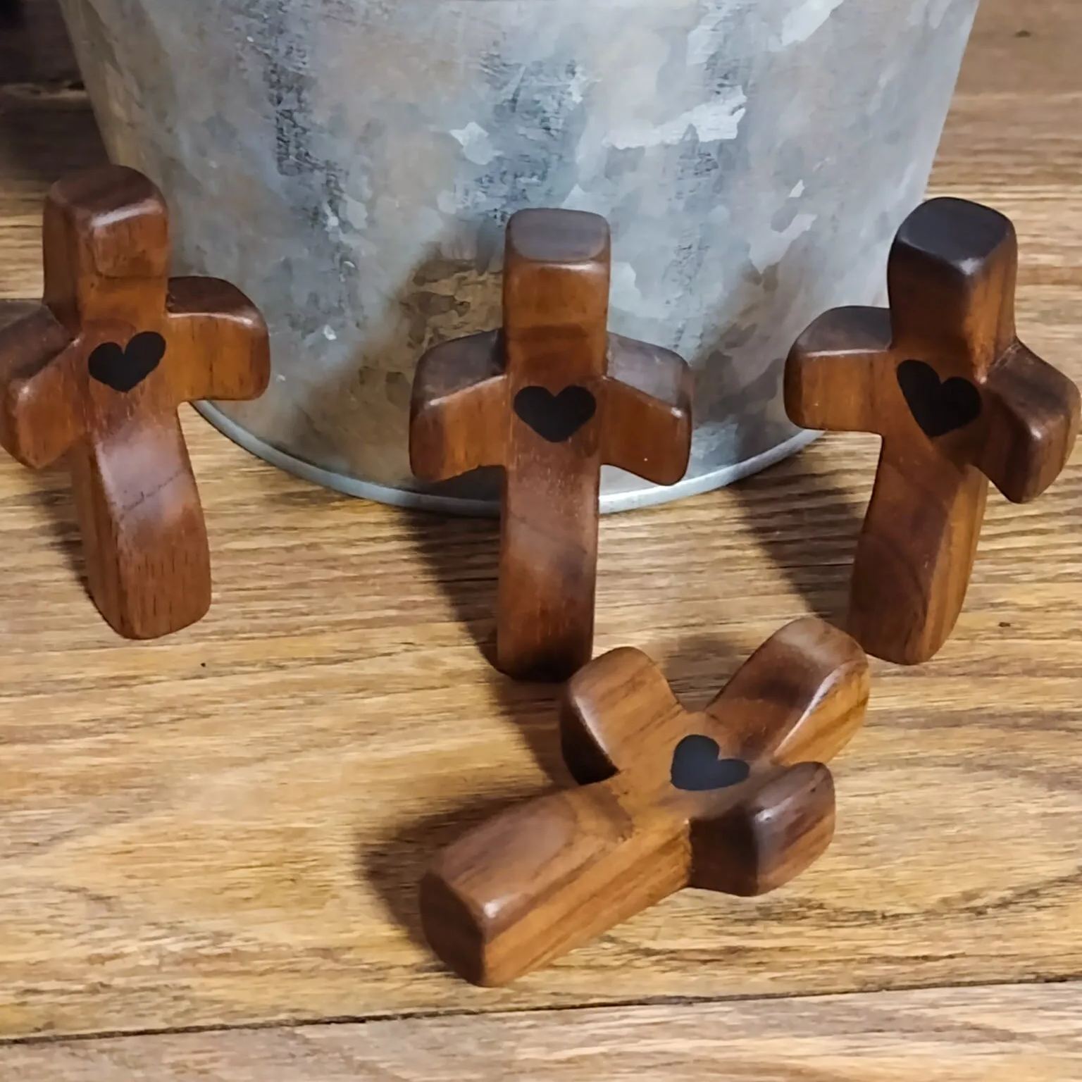 Cross My Heart-Handheld Wooden Cross