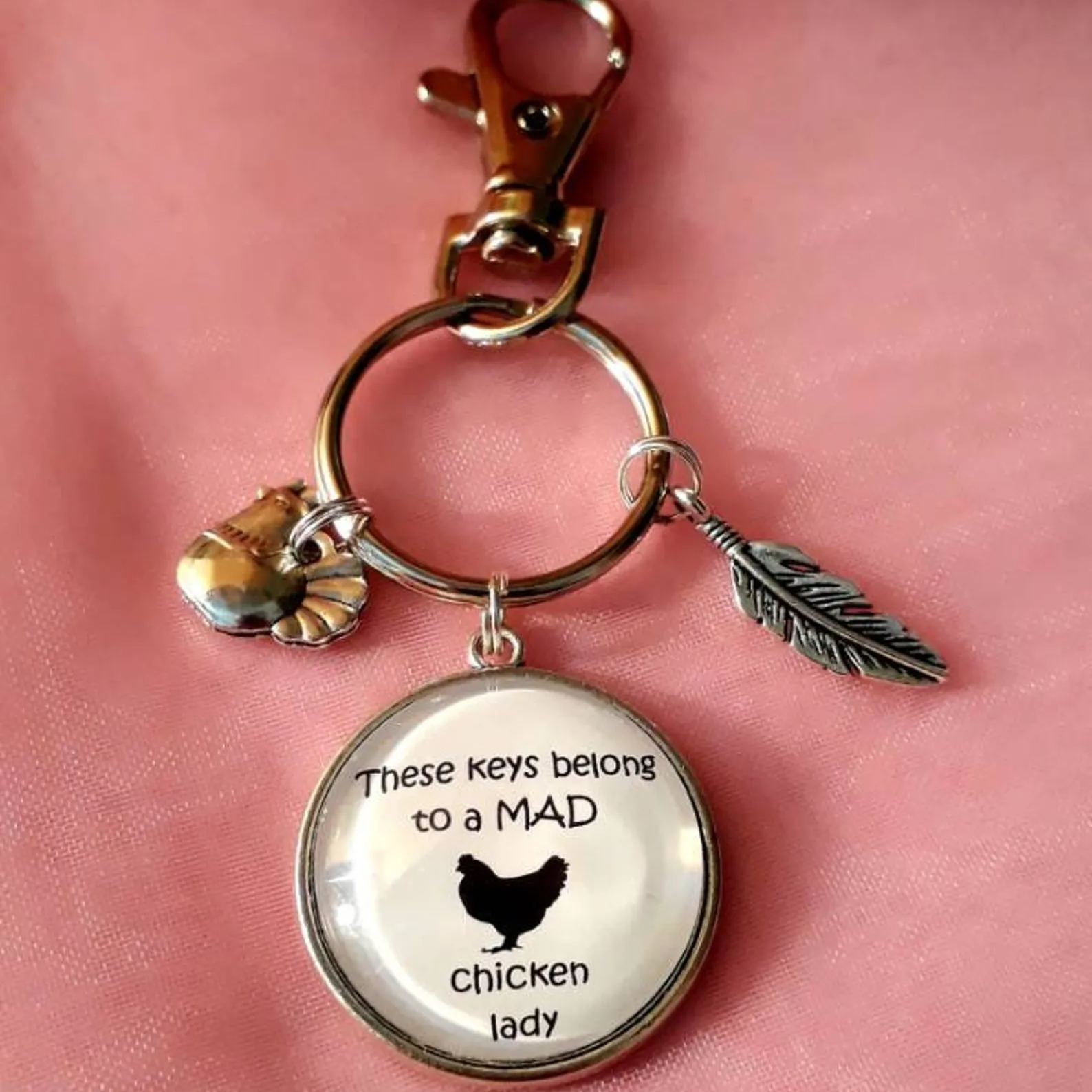 Cute keyring-for your favorite teachers/families/friends/neighbors