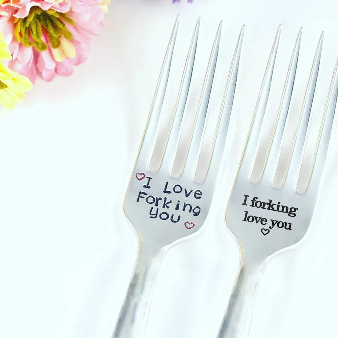 💕Couple's Forks & Spoon Gift🎁