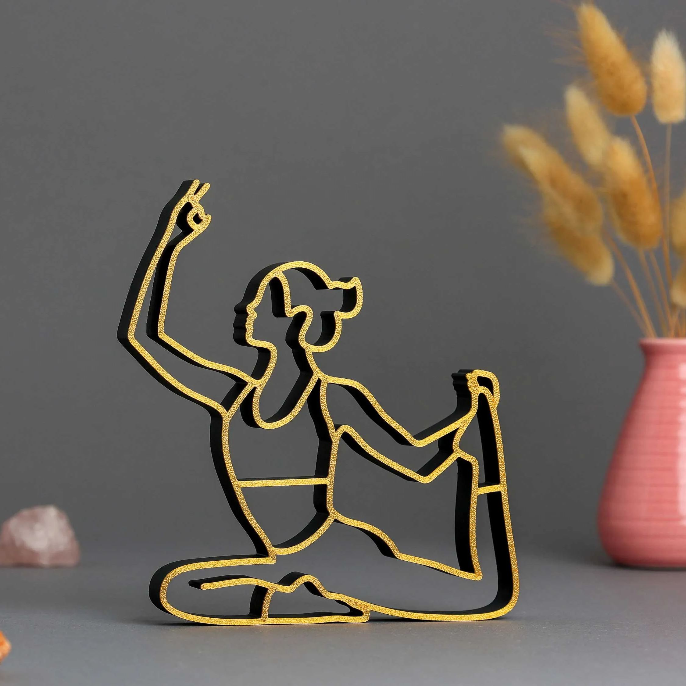 🧘Minimalist-Yoga Deco Figure