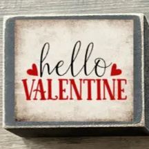 mini Valentine signs