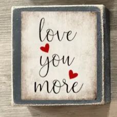 mini Valentine signs