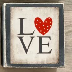 mini Valentine signs