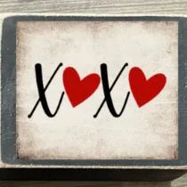 mini Valentine signs