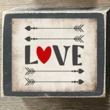 mini Valentine signs