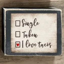 mini Valentine signs