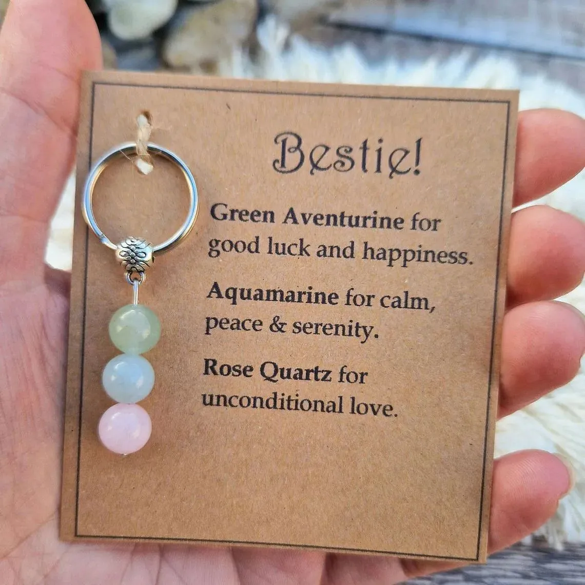 💖Gemstone Keychain Gift