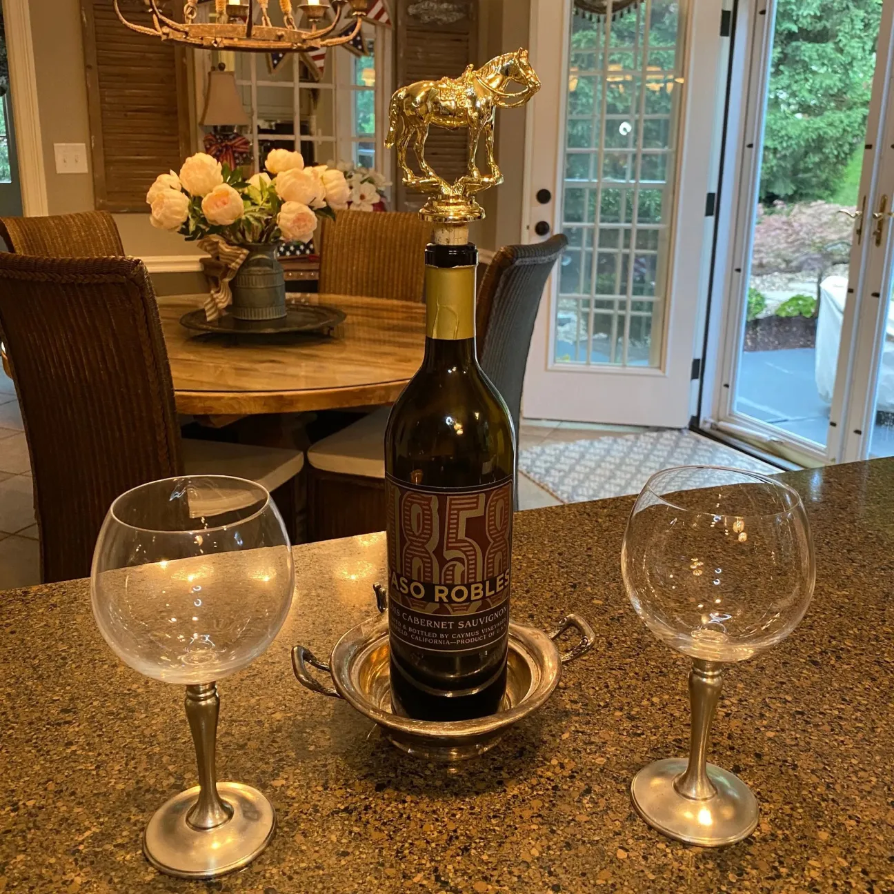 🐎Horse Derby Themed Wine Topper