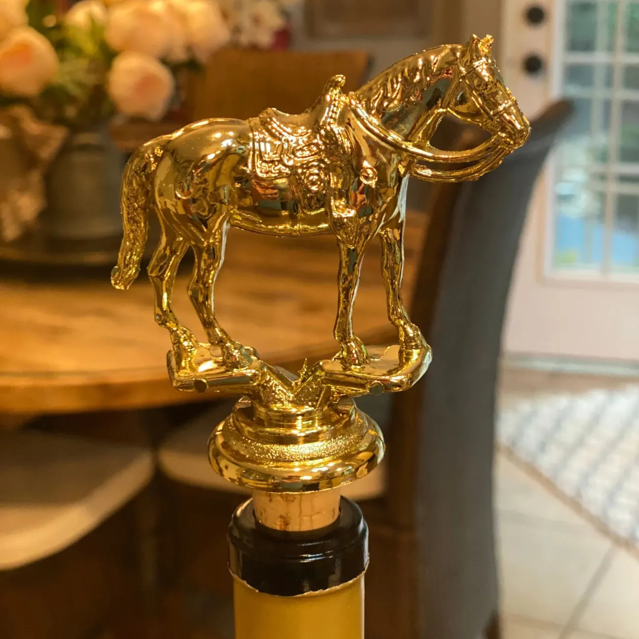 🐎Horse Derby Themed Wine Topper