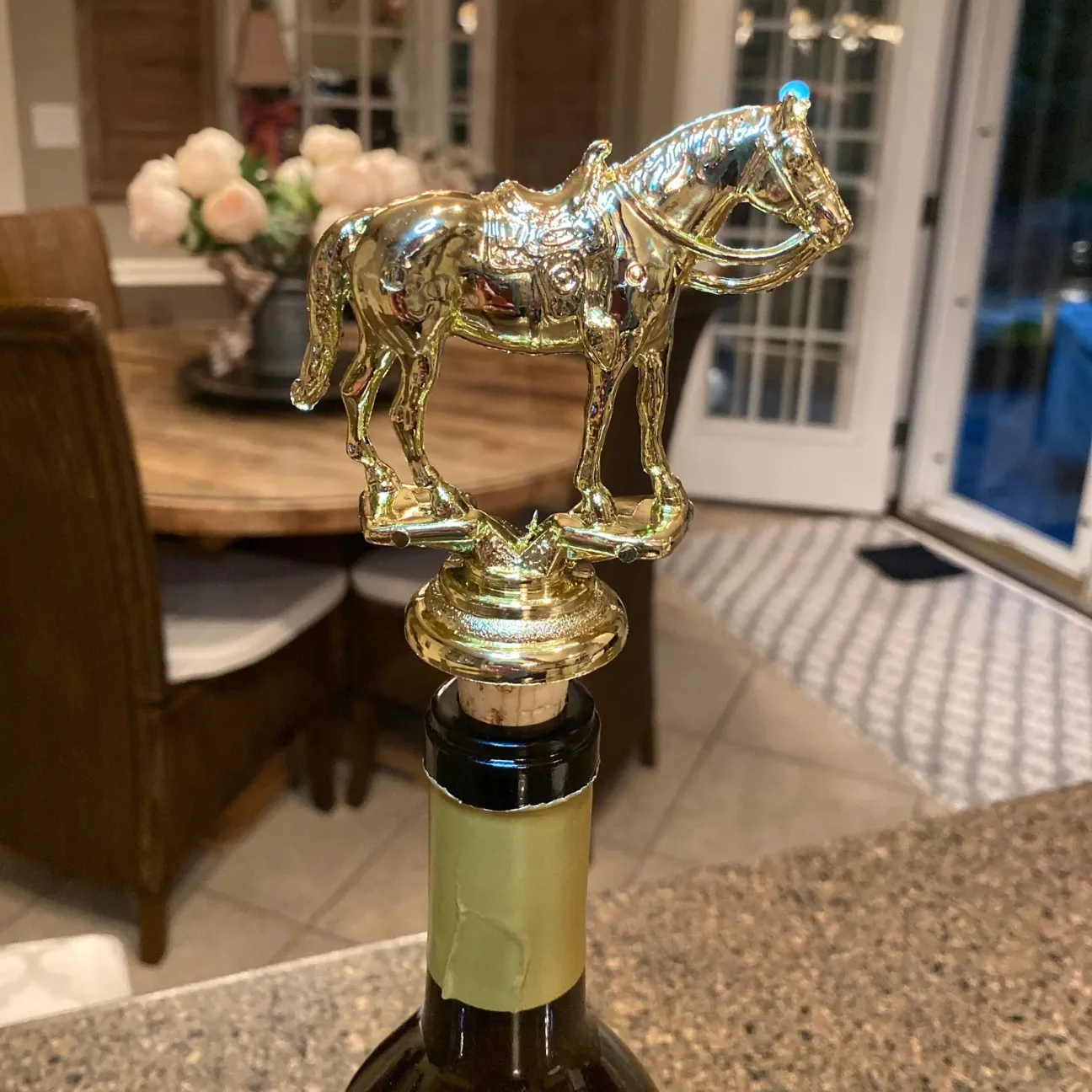 🐎Horse Derby Themed Wine Topper